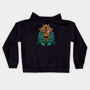 Japanese samurai Oni Kids Hoodie